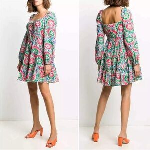 RIXO Multicolor Floral Dress
